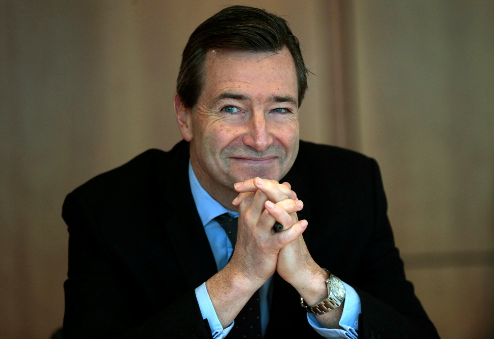 Financial Times Chief Executive Officer John Ridding (REUTERS/Suzanne Plunkett/File Photo)