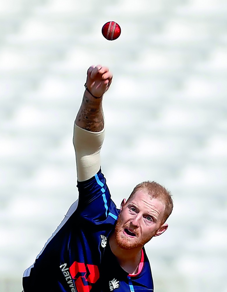 England's Ben Stokes during nets. Reuters/Paul Childs
