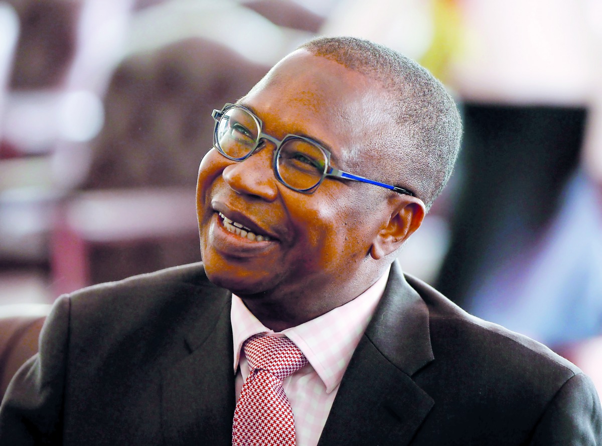 Zimbabwean Finance Minister Mthuli Ncube looks on during the swearing in of new cabinet ministers at State House in Harare, Zimbabwe, September 10, 2018. Reuters/Philimon Bulawayo