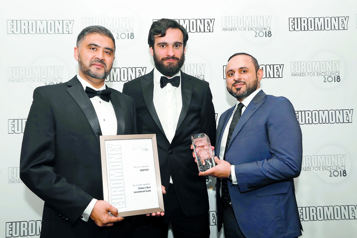 From right: Hussain Abdulla, Olivier Holmey (Euromoney Middle East Editor), and Dr. Ataf Ahmed.