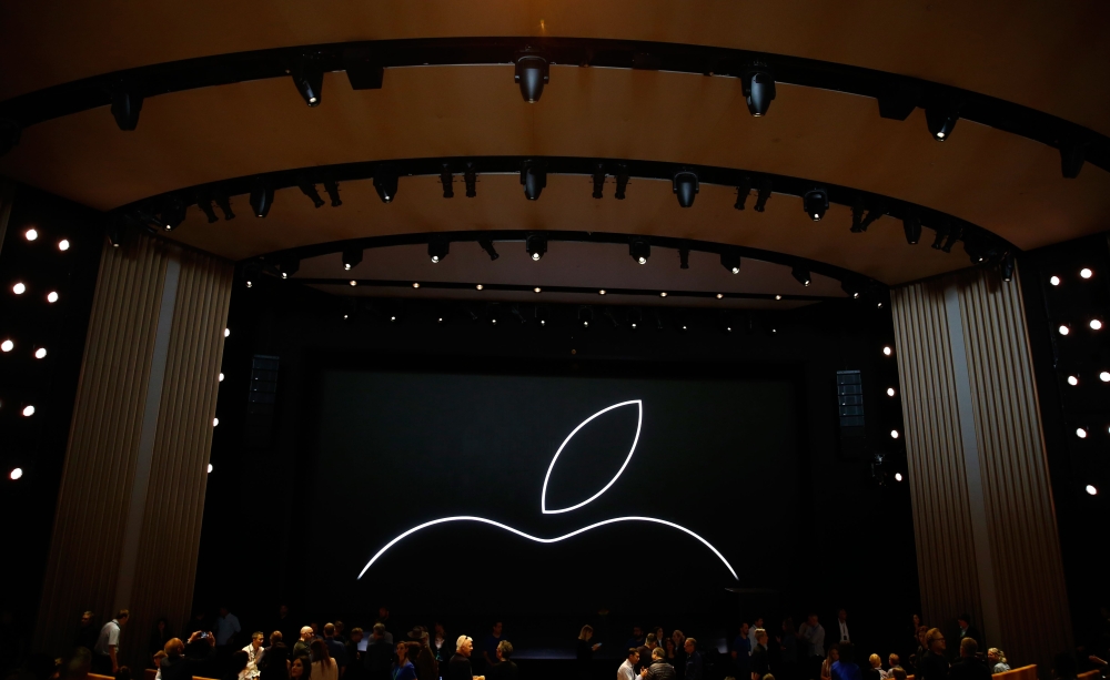 Attendees wait for the start of an Apple Inc product launch event at the Steve Jobs Theater in Cupertino, California, U.S., September 12, 2018. Reuters/Stephen Lam