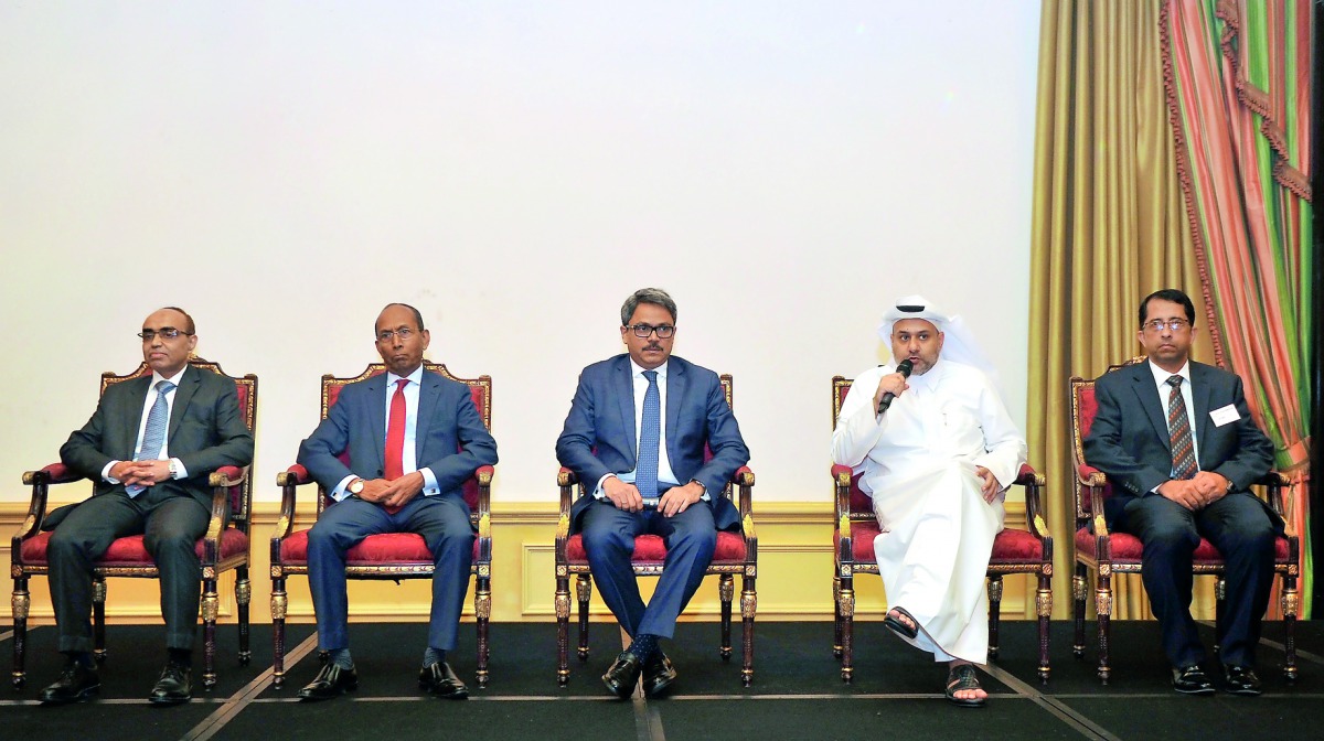 FROM LEFT: Ashud Ahmed, Ambassador of Bangladesh to Qatar; Kazi M Aminul Islam, Executive Chairman, BIDA; Shariar Alam, Minister of State for Foreign Affairs of the People’s Republic of Bangladesh; Yousuf Mohamed Al Jaida, Chief Executive Officer of QFC A