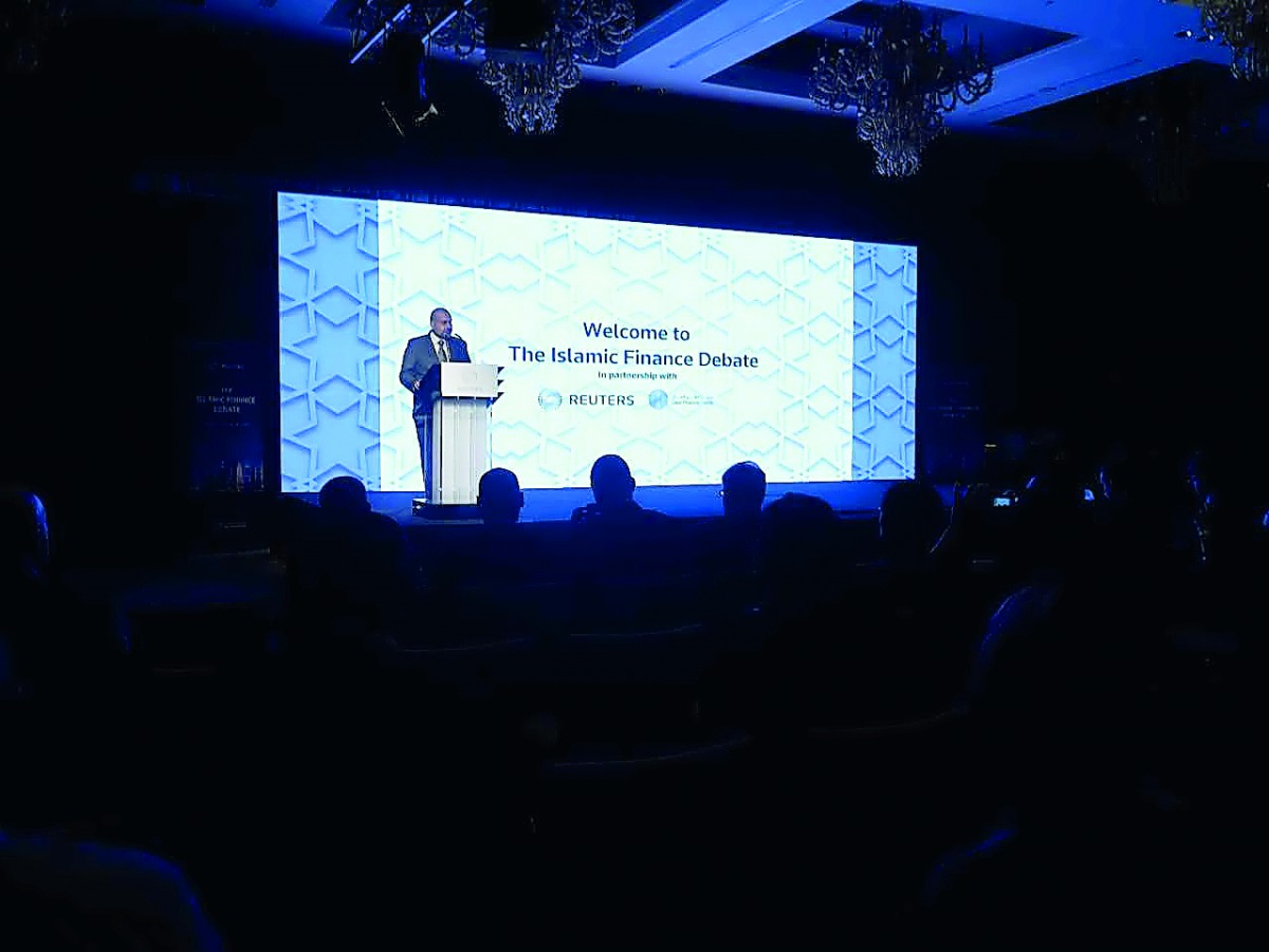 Yousuf Mohamed Al Jaida, Chief Executive Officer of QFC Authority, at the Islamic Finance Debate.
