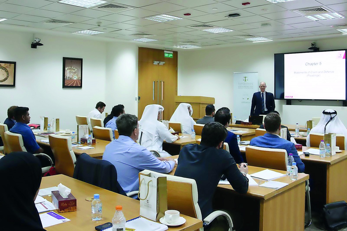 Participants at the training course.