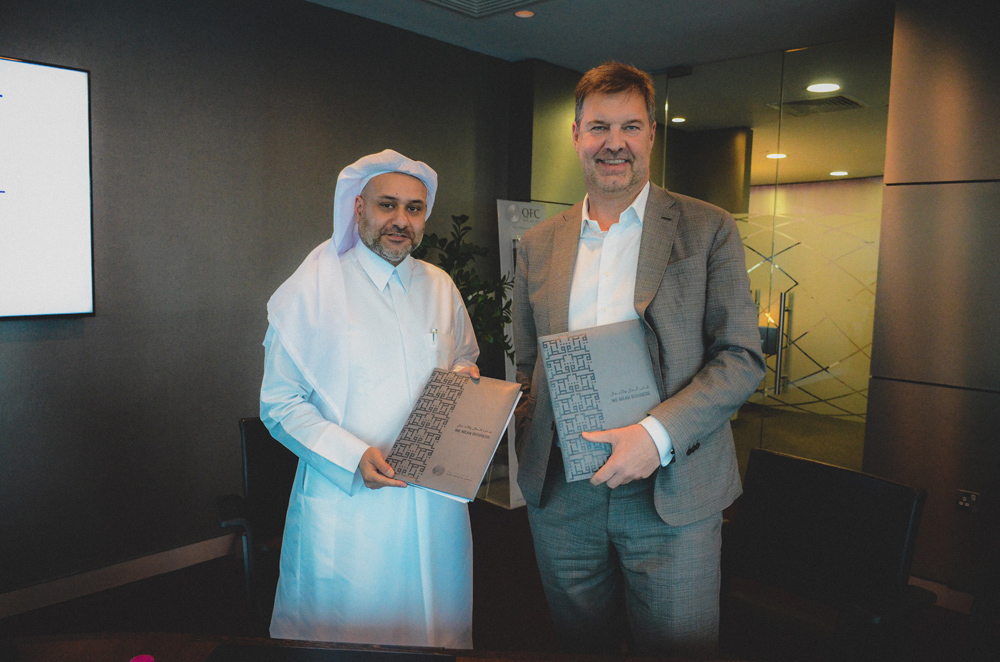 Yousuf Mohamed Al-Jaida, Chief Executive Officer, QFC and Wim De Waele, CEO and Managing Partner, B-Hive