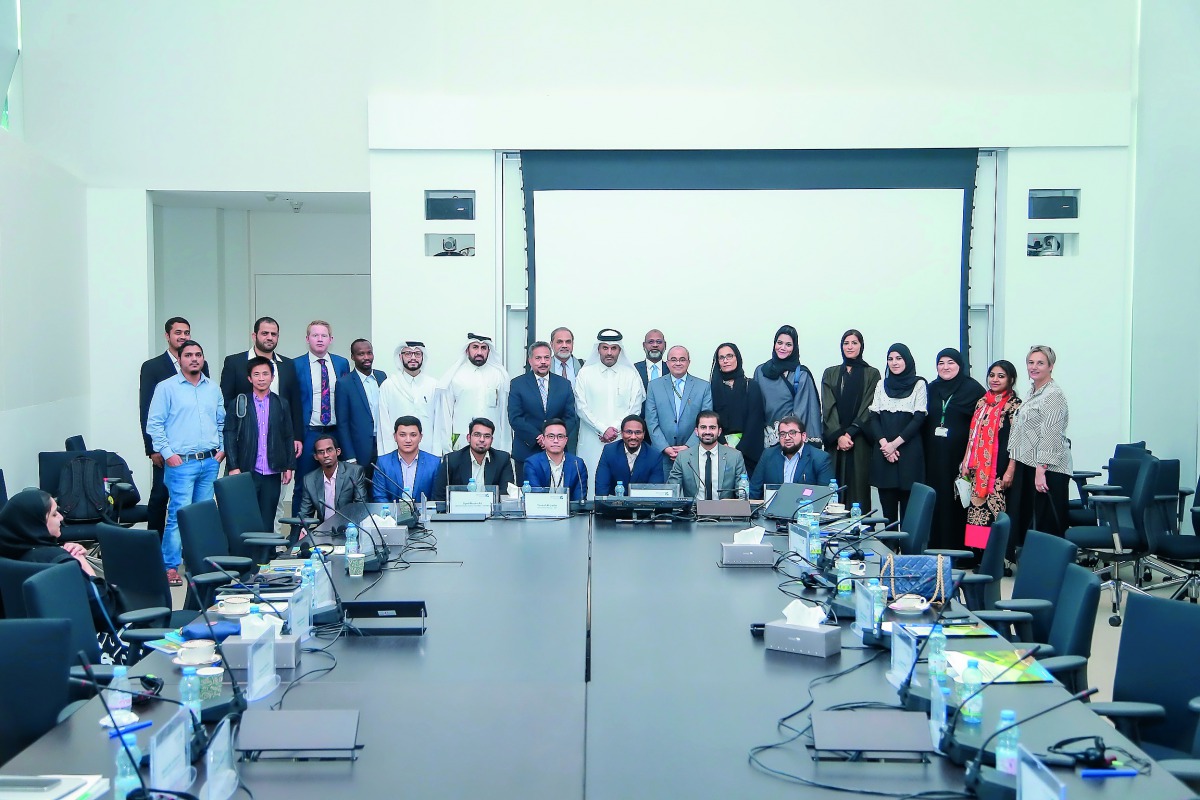 The CEOs and students on the sidelines of the event.