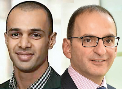 Muzzi Ebrahim (left) and Nick Athanasi 