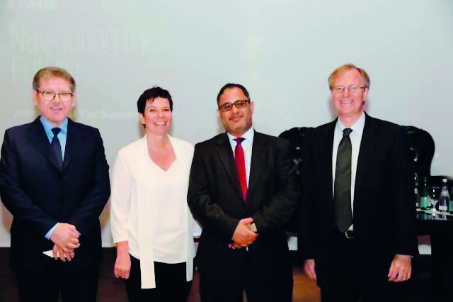 FROM LEFT: Ahmed Abu-Sharkh, Country Senior Partner, KPMG in Qatar; Barbara Henzen, Head of Tax and Corporate Services, KPMG in Qatar; Salah Gueydi, Tax Director, QFC; and David Snowden, Tax Director, KPMG in Qatar.