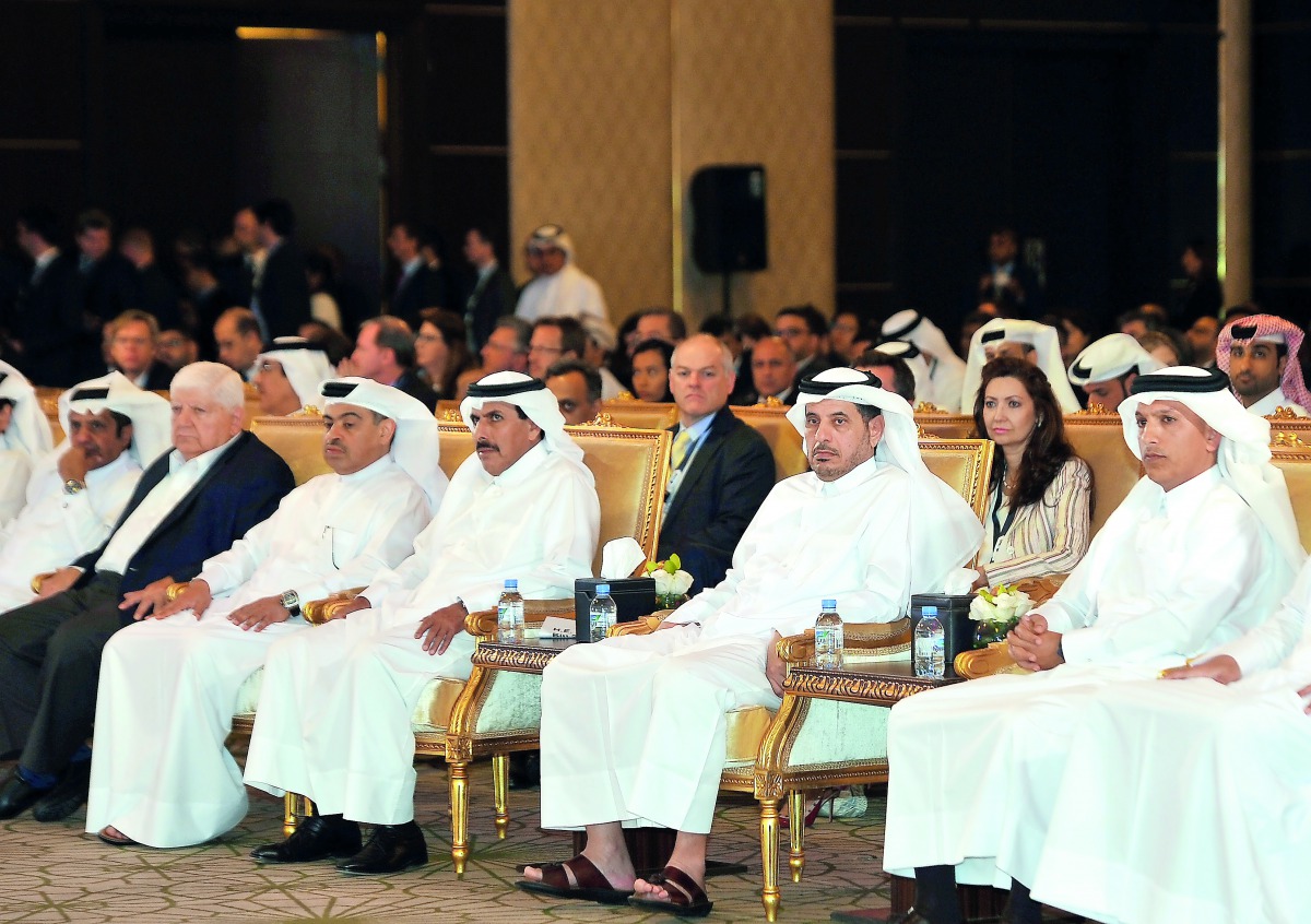 Prime Minister and Interior Minister H E Sheikh Abdullah bin Nasser bin Khalifa Al Thani, Minister of Finance H E Ali Shareef Al Emadi, Minister of Economy and Industry H E Ali bin Ahmed Al Kuwari, Qatar Central Bank Governor H E Sheikh Abdullah bin Saoud