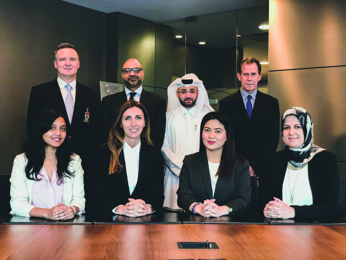 Senior officials of Qatar Financial Centre Authority (QFCA) and its Legal Department.