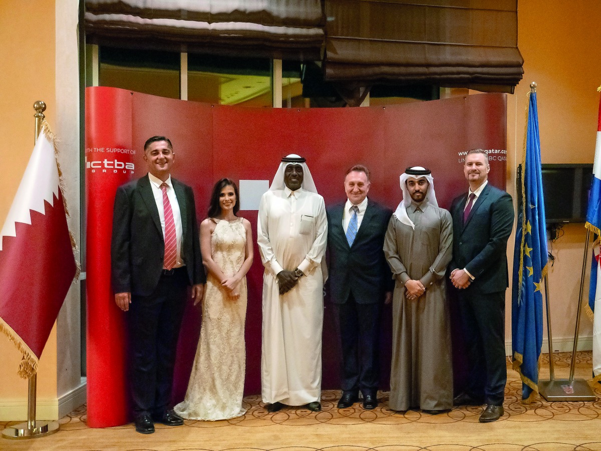 FROM LEFT: CBC President Mario Lozan?i?, CBC Coordinator Aleksandra Stojanovi? , Salim Abdullah Sultan Al Jaber, Director of European Affairs at the Ministry of Foreign Affairs; Drago Lovri?, Croatian Ambassador to Qatar; Ahmed Mohammed Al Afraj, European