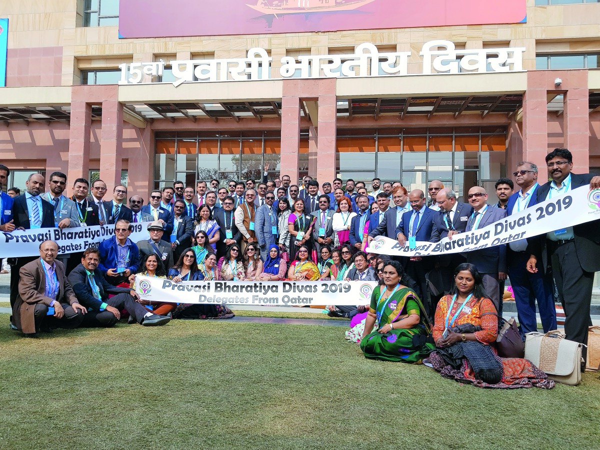 A view of 15th Pravasi Bharatiya Divas 2019 convention.