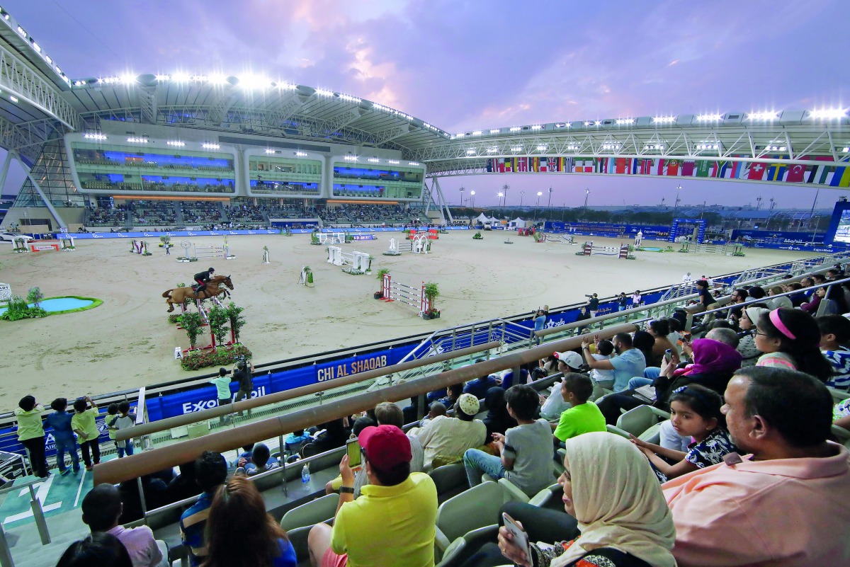 A general view of the Al Shaqab Arena during CHI Al Shaqab in this file photo.