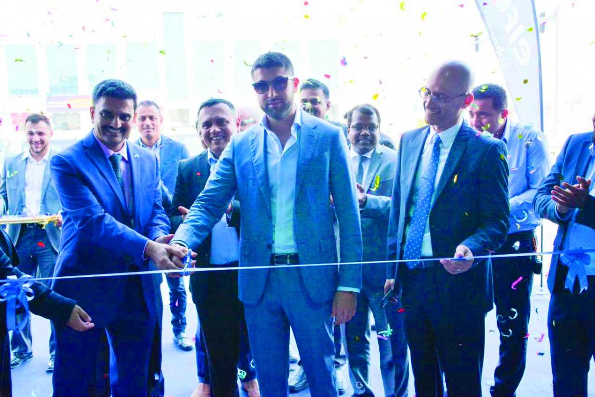 Hisham Hadid, the CEO of Arabian Supply Center (ASC), along with Praveen Hubli - Operations Director, and Thibaud de Lisle, the Managing Director and Ketan Kumar – General Manager of Total Marketing Qatar, along with dignitaries from ASC and TMQ during th