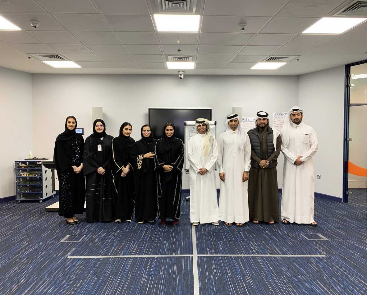 The officials on the sidelines of QFC-QFBA partnership announcement.