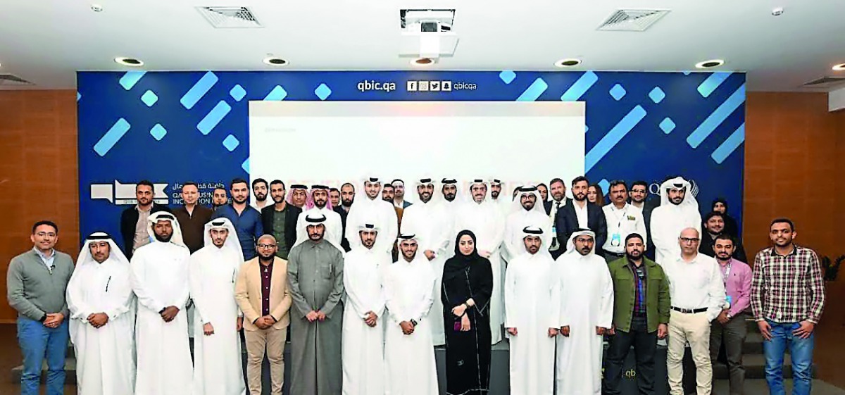 Officials and Program participants during the launch event, yesterday.