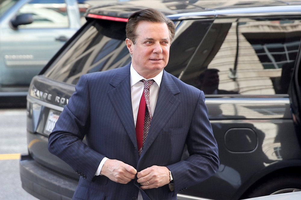 Paul Manafort arrives for arraignment on a third superseding indictment against him by Special Counsel Robert Mueller at US District Court in Washington, June 15, 2018. Reuters/Jonathan Ernst