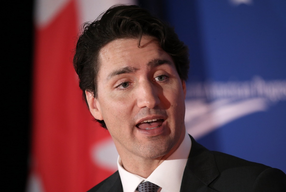 Canadian Prime Minister Justin Trudeau speaks at the Global Progress luncheon sponsored by the Center for American Progress, March 11, 2016 in Washington DC. Win McNamee/Getty Images/AFP