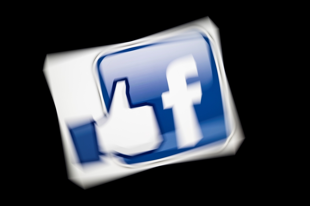 In this file photo taken on February 05, 2019 the Facebook logo is displayed on a tablet in Paris. (AFP/Lionel Bonaventure) 