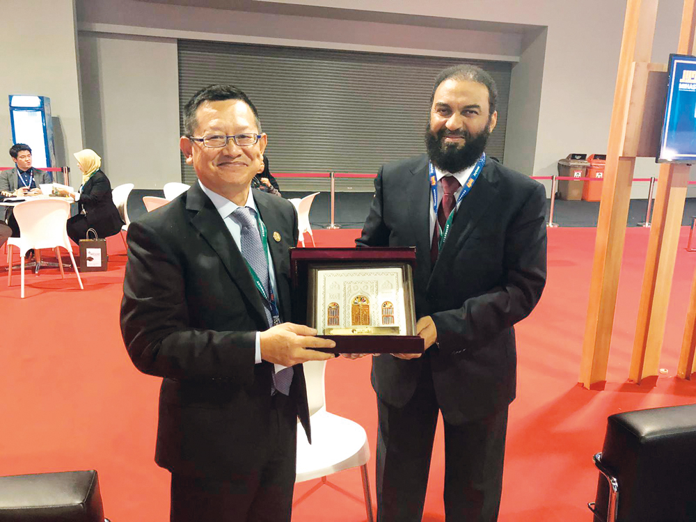 The officials during the event.