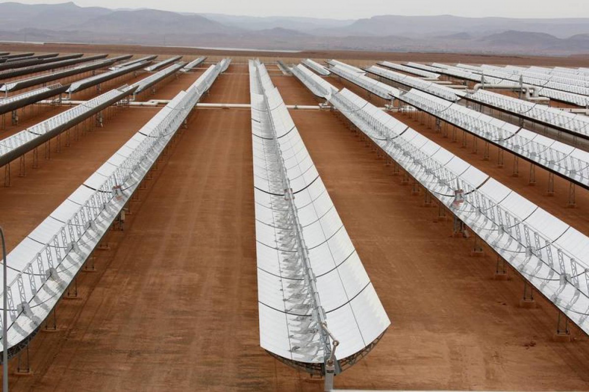 A thermosolar power plant, partly funded by the CIF, is pictured at Noor II near the city of Ouarzazate, Morocco, November 4, 2016. Reuters/Youssef Boudlal