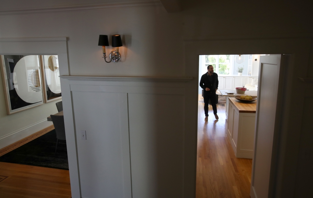 A real estate agent tours a home for sale during a broker open house on April 16, 2019 in San Francisco, California. Justin Sullivan/Getty Images/AFP 