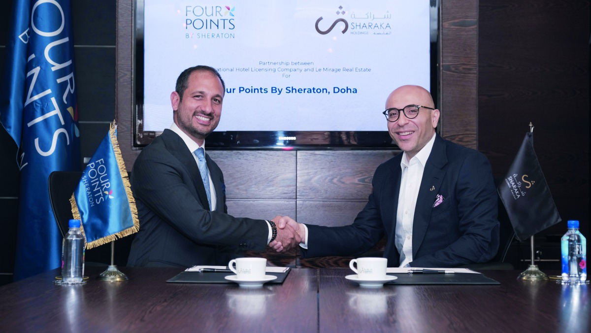 The officials during the signing ceremony.