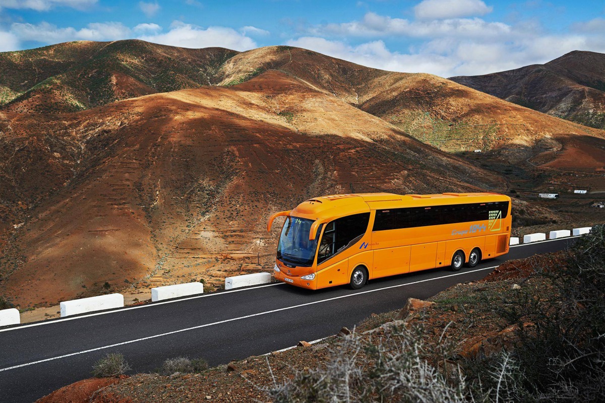 A Scania bus used for representation only 