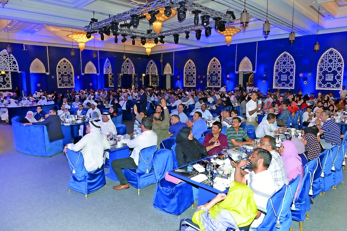 QIB and INJAZ Qatar officials and staffs with their families at the annual Ramadan gathering, recently