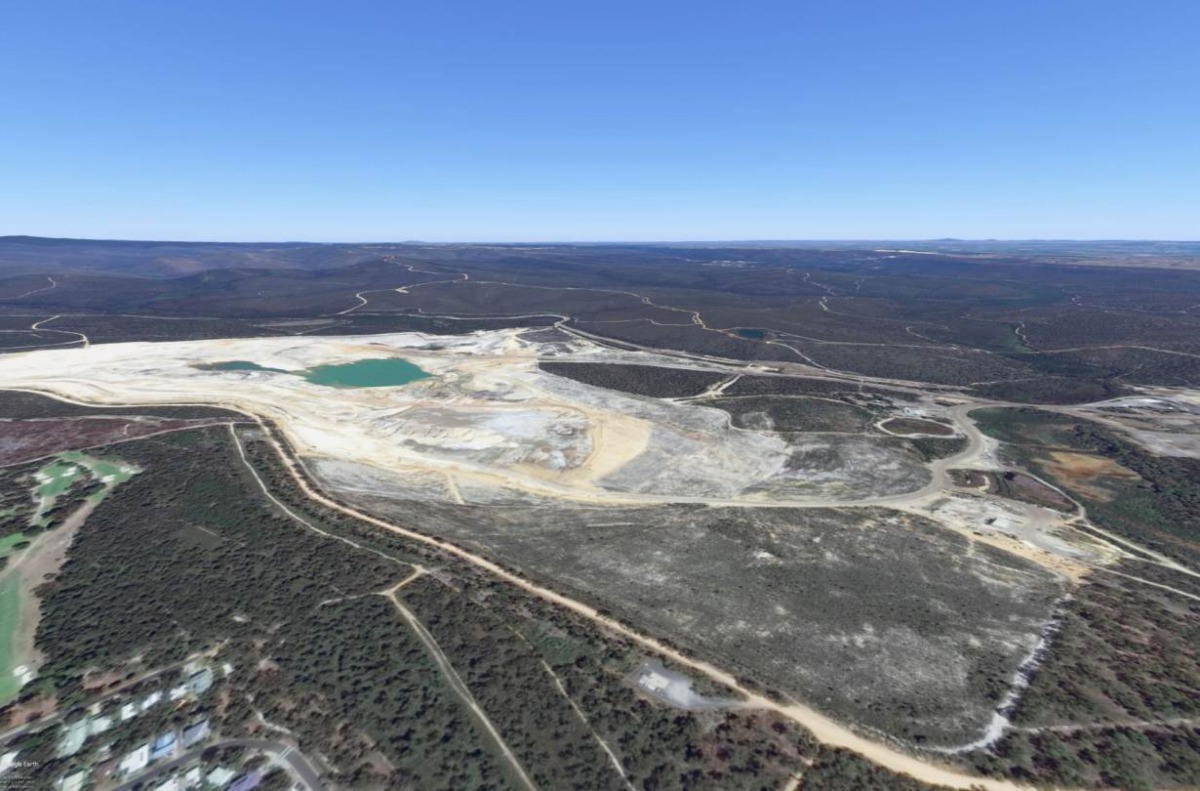 The current site of the former Alcoa coalmine the Eden Project plans to develop in Victoria, Australia. Undated. Handout photo courtesy of the Eden Project