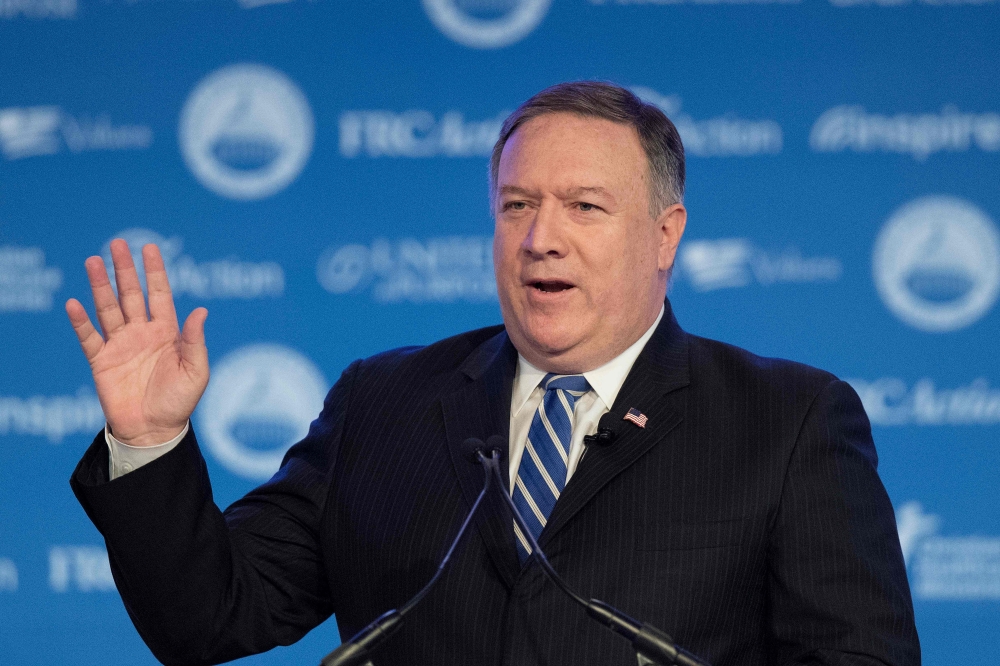 Mike Pompeo's remarks at the U.S.-India Business Council refer to a decision by U.S. President Donald Trump to end preferential trade treatment for India from June 5 over the trade barriers.