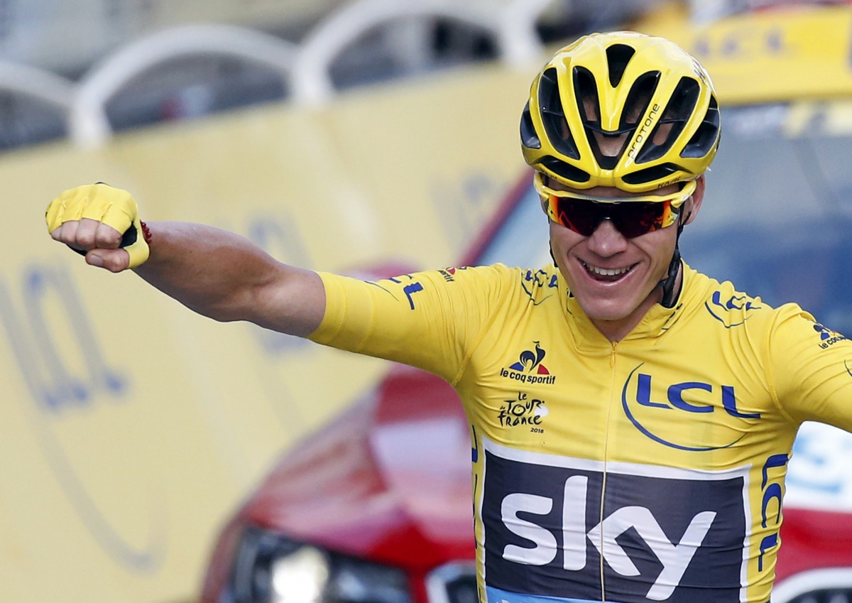 Chris Froome was airlifted to hospital in Saint-Etienne for emergency surgery after slamming into a wall at high speed during practice on Wednesday ahead of the fourth stage of the Criterium du Dauphine race in central France.