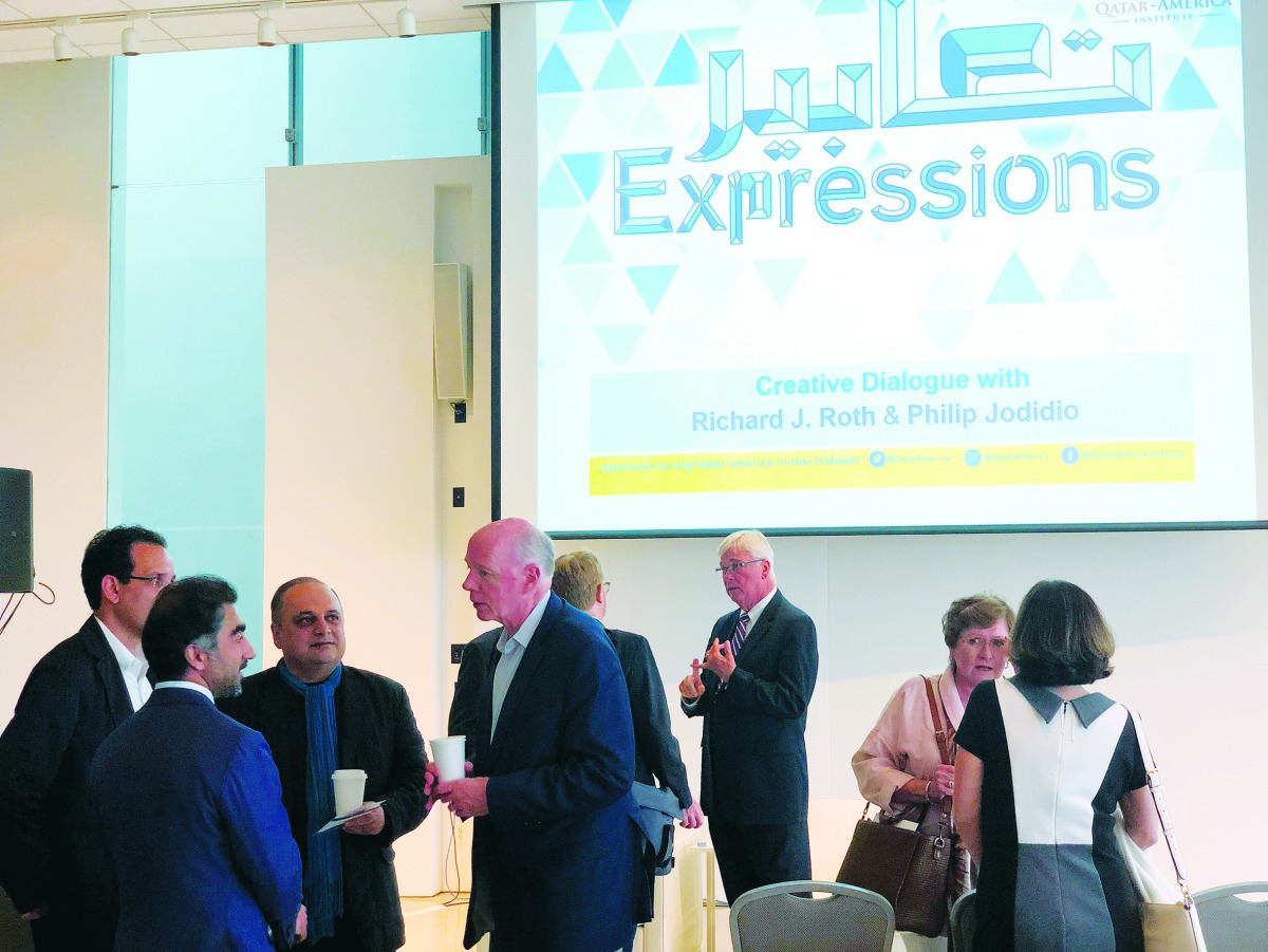 Dignitaries and members of the US-Qatar Business Council (USQBC) and the Qatar-America Institute (QAI) at the  two-day outreach trip to the US.