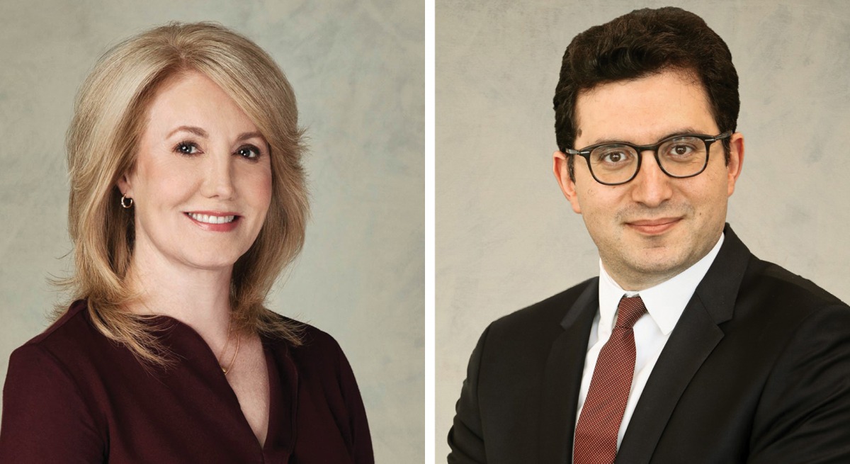 Leslie Raimondo and Ziad Moukarzel (R)