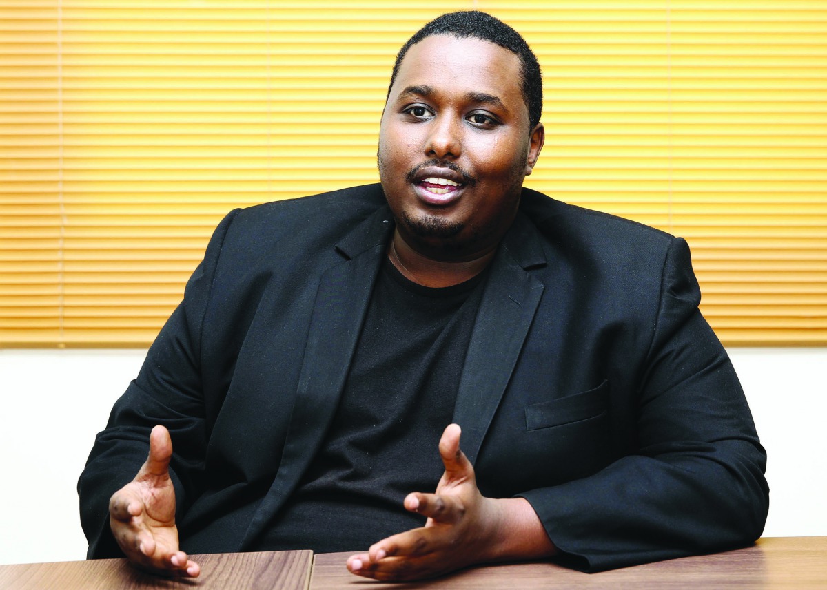 Ahmed Mohamed Isse speaking to The Peninsula, yesterday. Pic: Qassim Rahmatullah/ The Peninsula