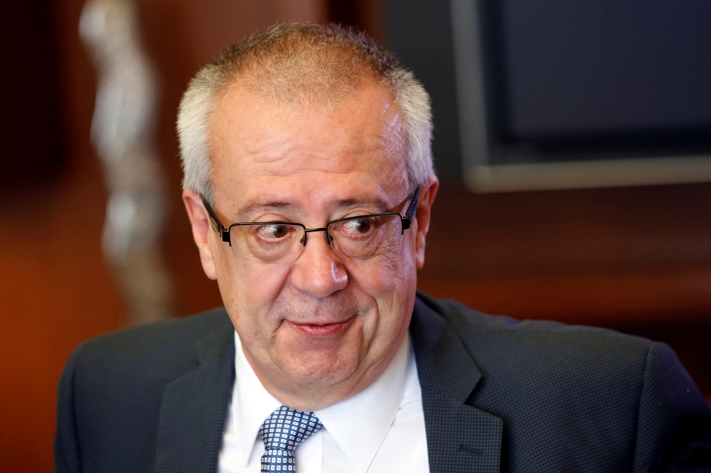 Economist Carlos Urzua gestures during an interview with Reuters in Mexico City, 2018. Reuters/Ginnette Riquelme