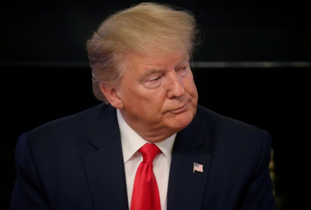 U.S. President Donald Trump participates in the 