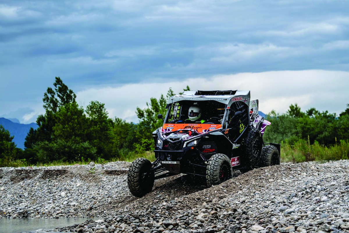 Adel Abdulla in action in his X3. 