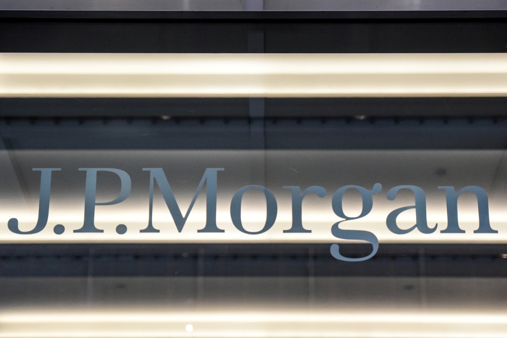 JP Morgan logo is seen in New York City, U.S. January 10, 2017. Reuters/Stephanie Keith