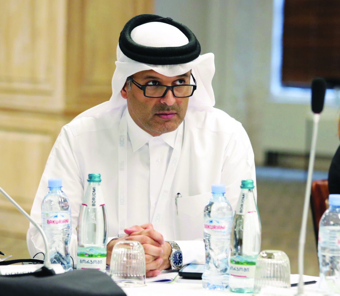 Dr Sheikh Thani bin Ali Al Thani attending one of the sessions of the conference.