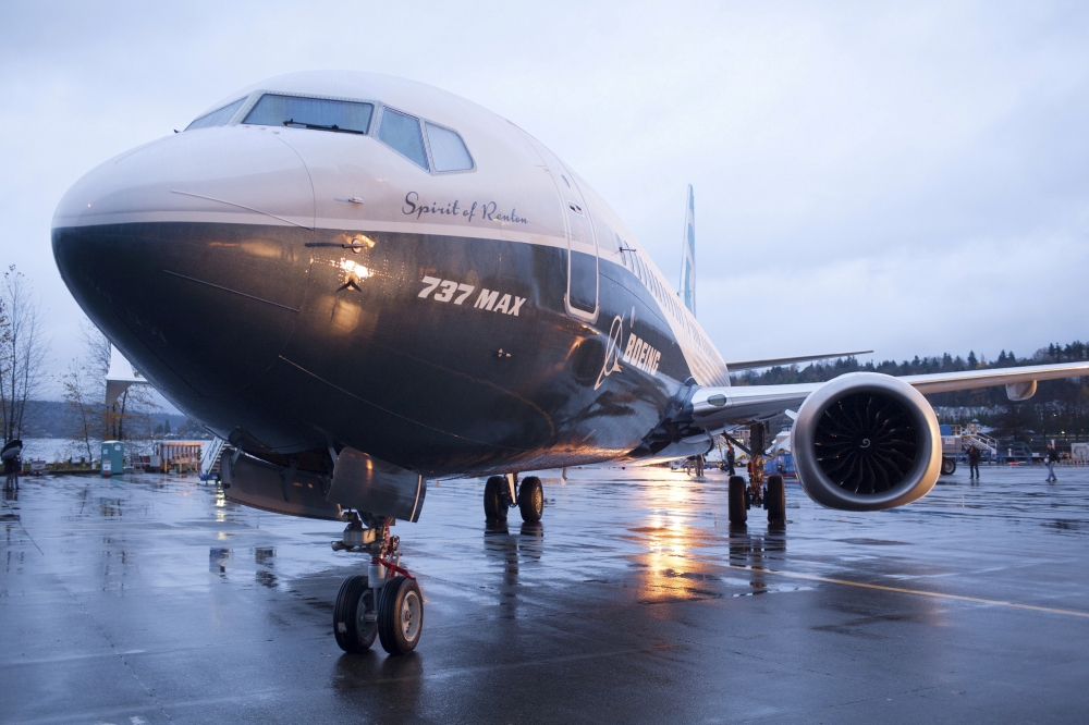 A Boeing 737 MAX 8 sits outside the hangar during a media tour of the Boeing 737 MAX at the Boeing plant in Renton, Washington, December 8, 2015. Reuters / Matt Mills McKnight
 
