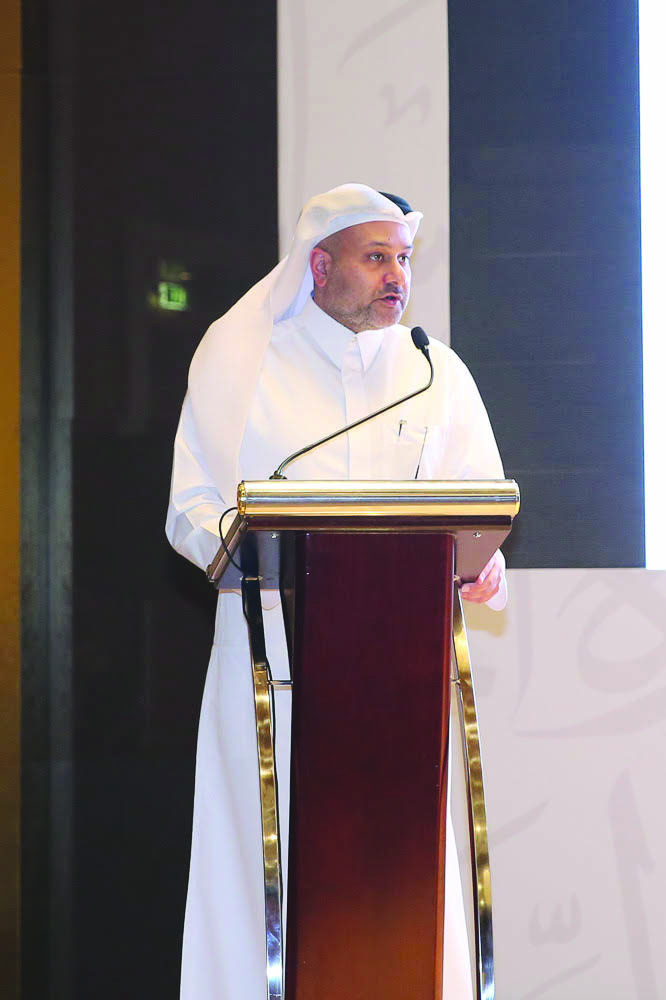 Yousuf Mohamed Al Jaida, Chief Executive Officer, QFC, addressing one of the sessions held on the sidelines of the event.