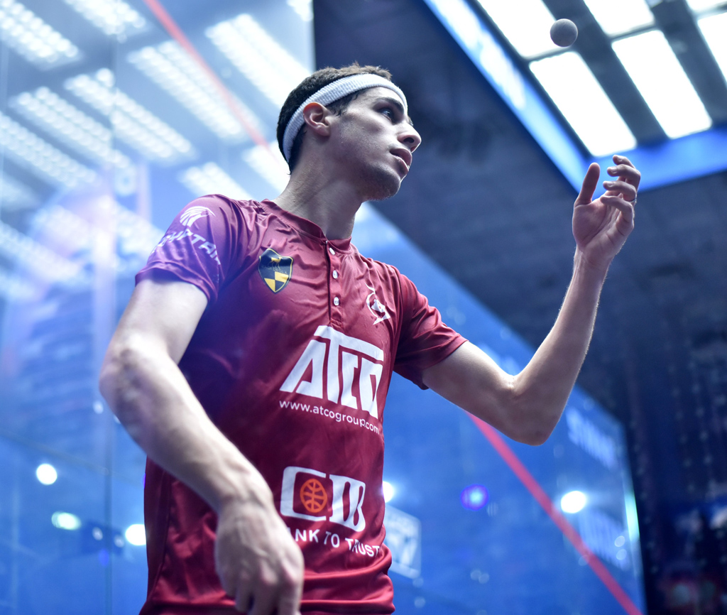 Defending  champion  and  World No.1 Ali Farag