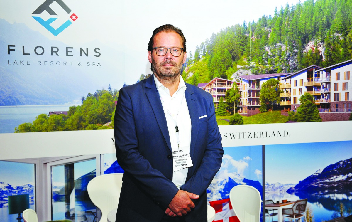 Edwin Hanssen of Florens Lake Resort and Spa, Switzerland. Pic: Salim Matramkot/The Peninsula
