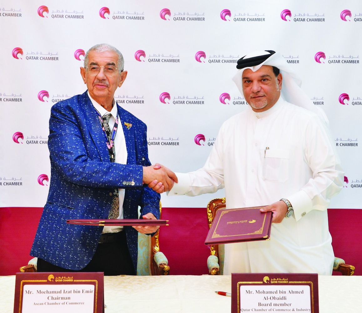 The Officials during the signing ceremony.