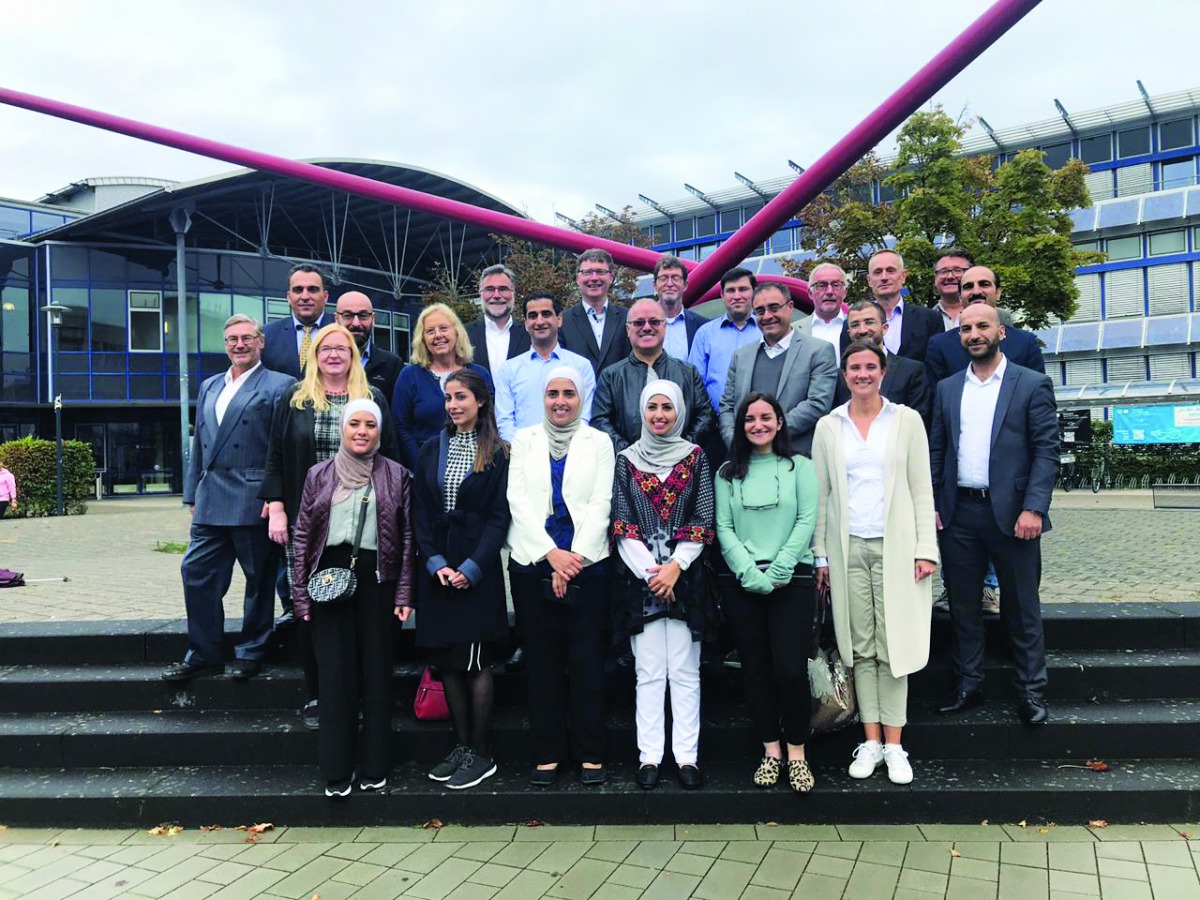 The participants of ‘Erasmus+’ program posing for picture in Bonn.