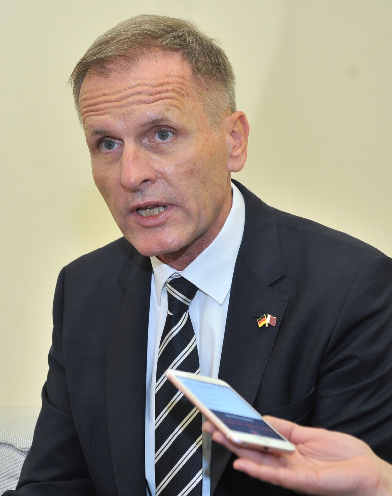 German Ambassador to Qatar, Hans-Udo Muzel