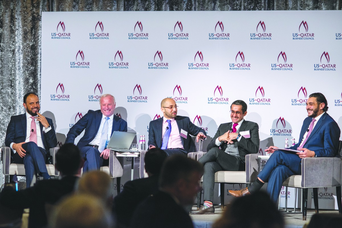 A view of the panel discussion held as part of ‘Doing Business in Qatar: Reforms, Incentives, & Economic Indicators’ in Washington, DC.