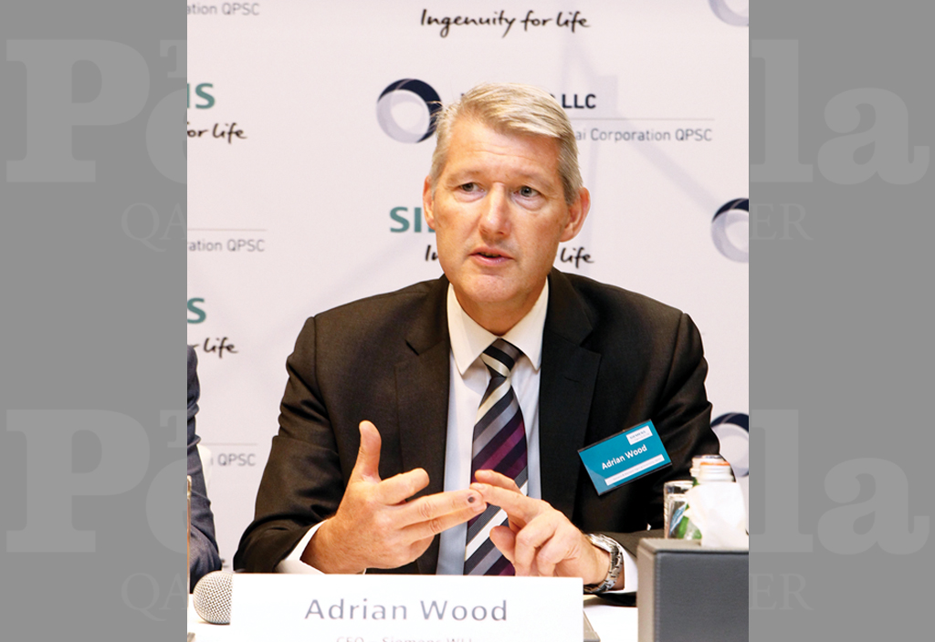 Adrian Wood, CEO, Siemens Qatar.