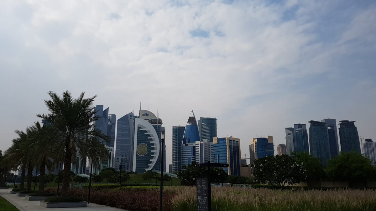 File picture of Doha skyline from November 16. Pic: Abdul Basit / The Peninsula 